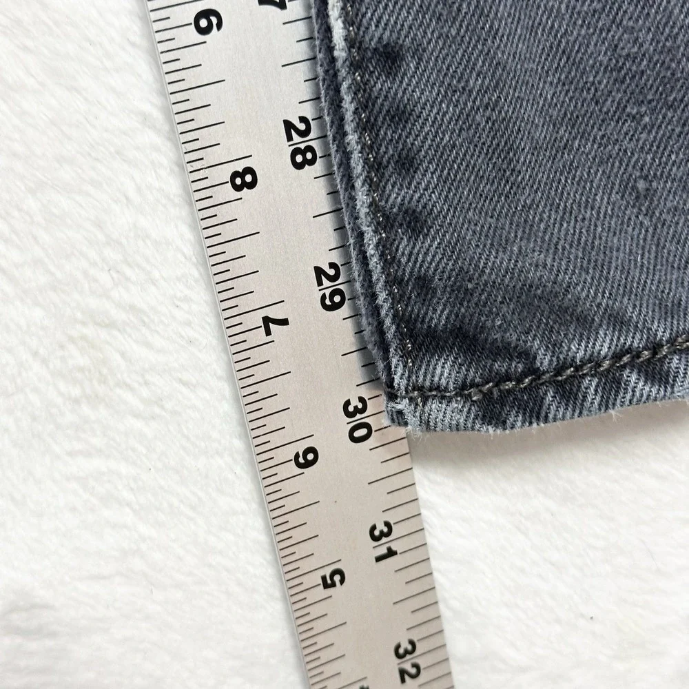 Levis 501 Jeans Mens 38x32 Black Gray‎ Fade Original Fit Measures 36x30 Mexico
